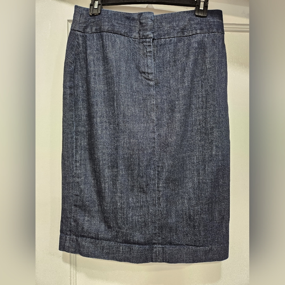J. Crew Dark Blue Pencil Skirt